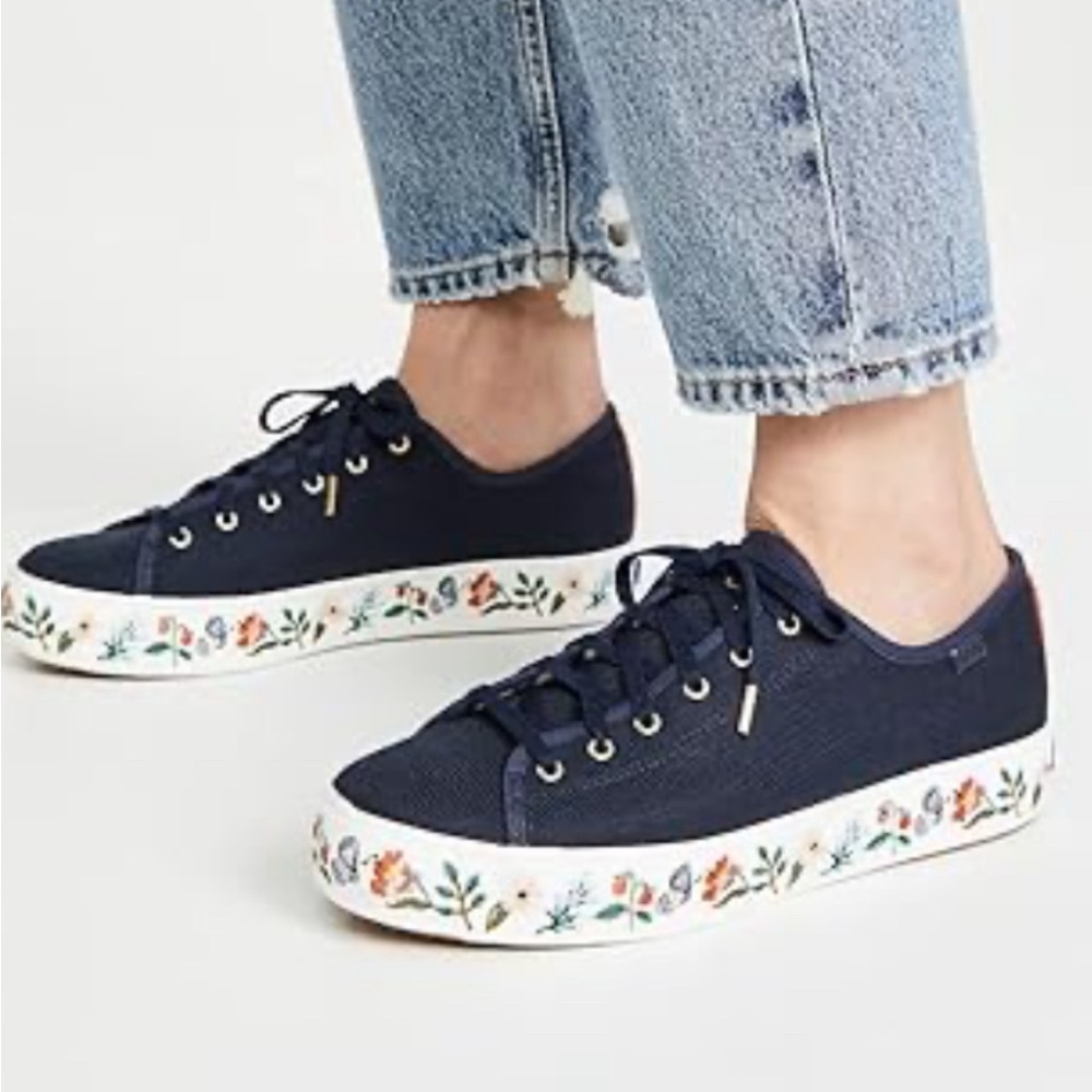 Rifle Paper Co Keds Canvas sneaker size 7